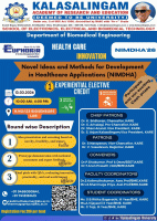 Novel Ideas and Methods for Development in Healthcare Applications (NIMDHA) 2026 Technical Event Poster